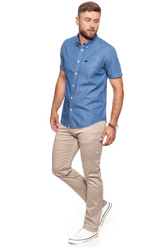 LEE BUTTON DOWN SS MEDIEVAL BLUE TALL L886JO13 112123664