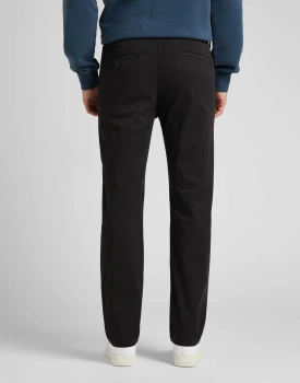 MESKIE SPODNIE MATERIAŁOWE LEE REGULAR CHINO BLACK 112322422