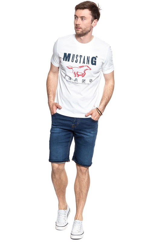 MUSTANG T SHIRT Logo Tee CLOUD DANCER 1007252 2020