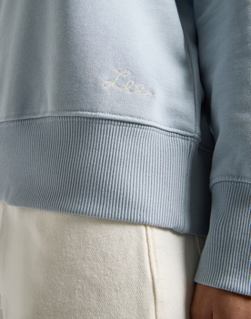 DAMSKA BLUZA LEE RAGLAN CREW SWS CONCRETE GRAY 112369184