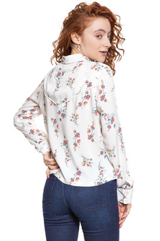 KOSZULA WRANGLER FLOWER SHIRT OFFWHITE W5N6TI737 112130266