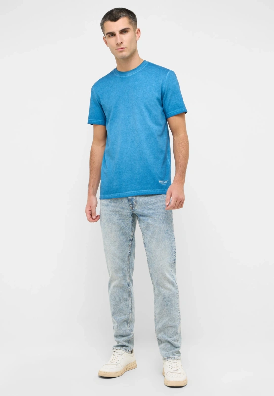 Męskie Spodnie jeansowe Mustang Style Oregon Slim Denim Blue 1016430 5000 413