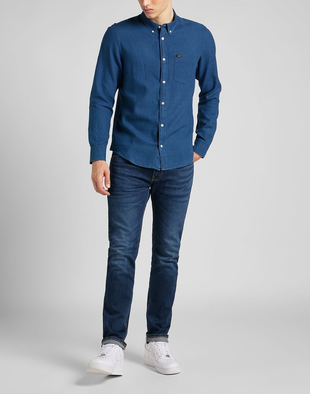 LEE LEE BUTTON DOWN WASHED BLUE L880CBLR 112140978