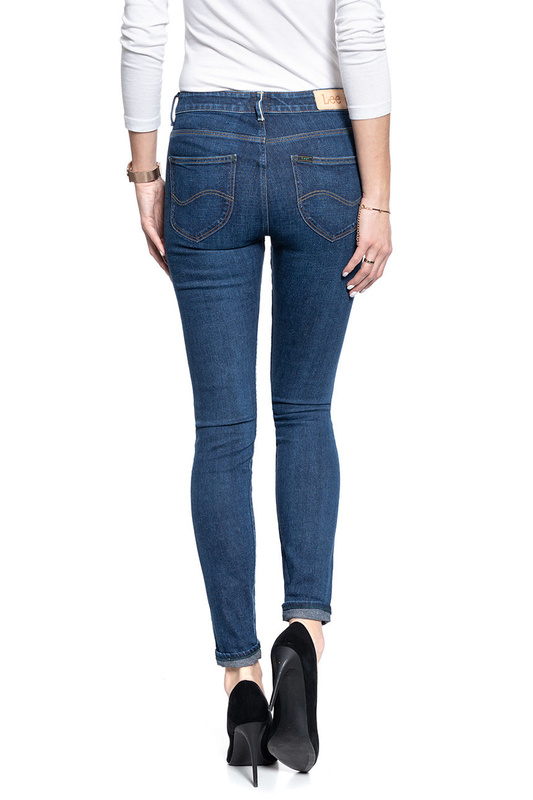 Lee Scarlett High DAMSKIE SPODNIE JEANSOWE Dark Vintage L626LYPH 112114270