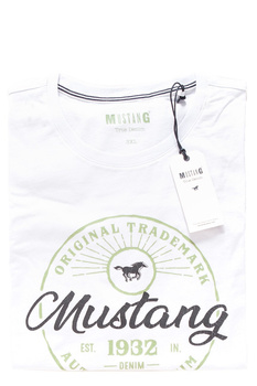 MUSTANG T SHIRT Logo Crack Tee general White 1007613 2045