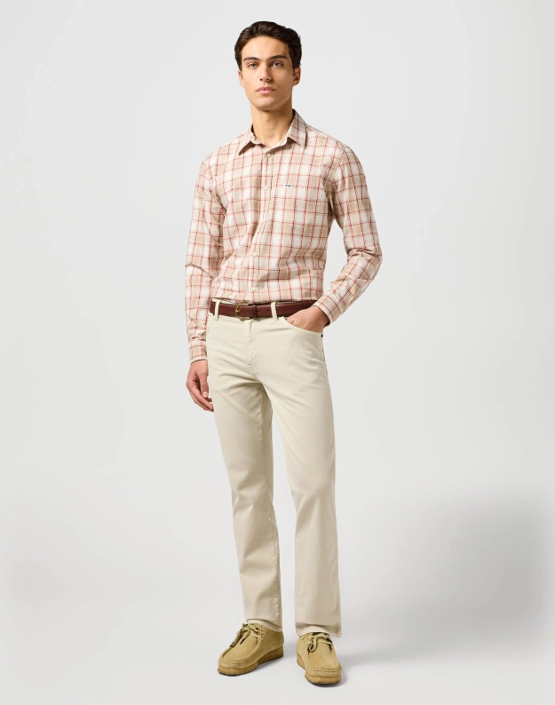 MESKIE SPODNIE WRANGLER TEXAS PELICAN 112362480