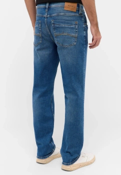 Męskie Spodnie Jeansowe Mustang Style Washington Straight Denim Blue 1016335 5000 582