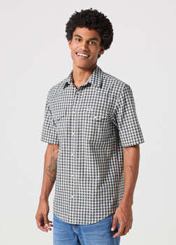 WRANGLER SS WESTERN SHIRT MĘSKA KOSZULA W KRATĘ KRATA GREEN CHECK 112350581 W5H8016174