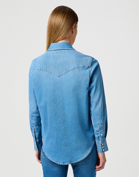 WRANGLER DAMSKA KOSZULA JEANSOWA WRANGLER WESTERN SHIRT SOFT EARTH 112362327