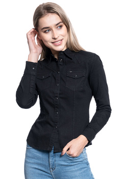 DAMSKA KOSZULA JEANSOWA LEE SLIM WESTERN SHIRT BLACK L45RGV01 112110413