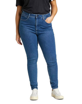 LEE SUPER HIGH SCARLETT DAMSKIE SPODNIE JEANSOWE JEANSY MID EVITA L32GPVYW 112107492