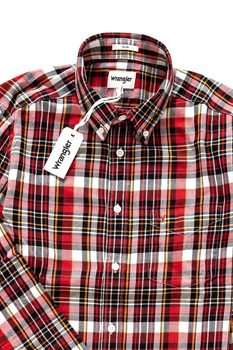 KOSZULA WRANGLER LS 1PKT BUTTON DOWN SALSA RED W5883NWWN 112129638