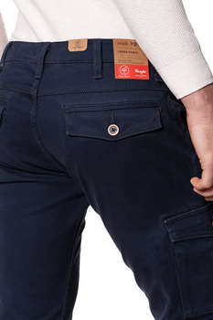 WRANGLER CARGO PANTS NAVY WASHED W15ACF68H