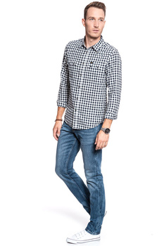 SPODNIE MĘSKIE MUSTANG Chicago Tapered DENIM BLUE 1008742 5000 803