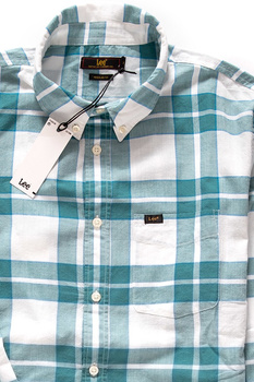 LEE BUTTON DOWN FADED GREEN L880NALF 112123286