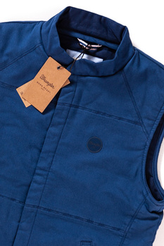 WRANGLER KNITTED VEST NAVY W6526LD35