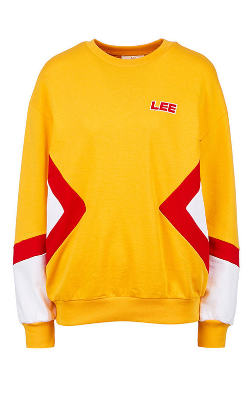 LEE SEASONAL SWS DAMSKA BLUZA LOGO RADIANT YELLOW L53URXLG 112112547