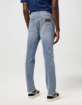 MESKIE SPODNIE WRANGLER RIVER GREY LIGHT 112373002