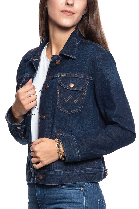 DAMSKA KURTKA JEANSOWA WRANGLER 124WJ GOOD NIGHT W4WJZ4109 112129226