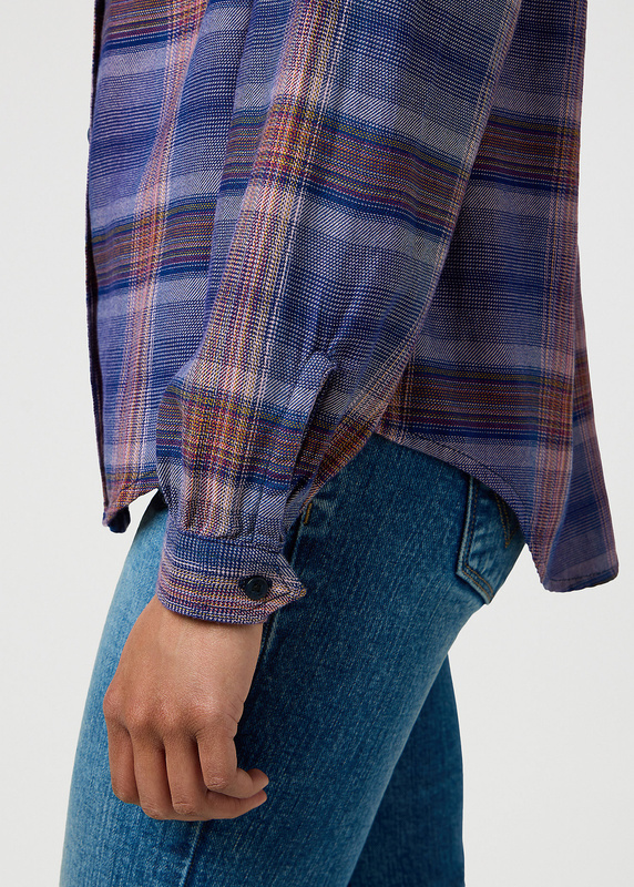 DAMSKA KOSZULA WRANGLER FEMME WESTERN SHIRT EARTH RED 112370788