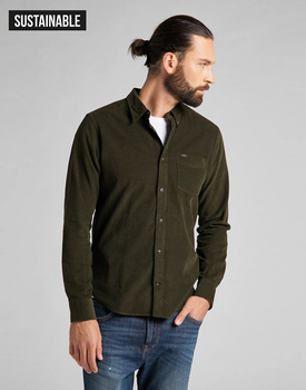 LEE BUTTON DOWN REGULAR MĘSKA KOSZULA SERPICO GREEN L880MROJ 112123274
