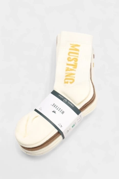 4 pack Męskie Skarpety MUSTANG petrified oak MU32019 – 8548