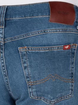 Męskie Spodnie Jeansowe Mustang Style Tramper Straight Denim Blue 1016437 5000 700