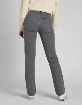 DAMSKIE SPODNIE LEE MARION STRAIGHT GREY LUSH L301EFKE 112320293
