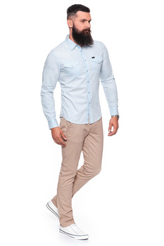 LEE WESTERN SHIRT HALOGEN BLUE L644IBSA