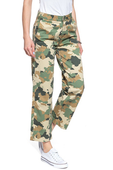 SPODNIE DAMSKIE LEE WIDE LEG CAMOUFLAGE L31GCW03 112107101