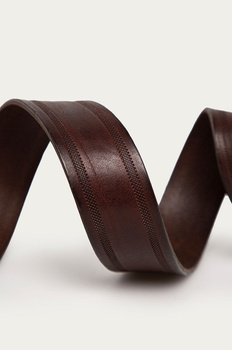 WRANGLER DOUBLE EMBOSSED BELT BROWN W0G7U1X85 112125623