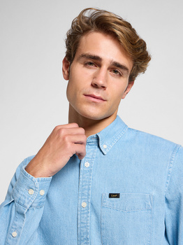 LEE MĘSKA KOSZULA JEANSOWA LEE LEE BUTTON DOWN LAKESIDE WASH 112363893