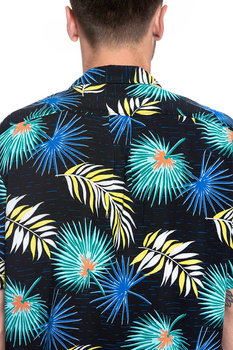 KOSZULA MĘSKA LEE SS RESORT SHIRT SUMMER MINT L67PDWNO 112116910