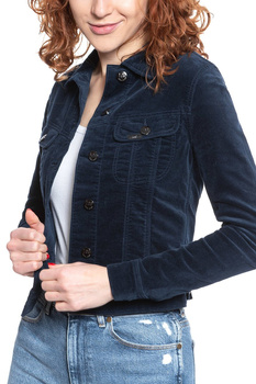 DAMSKA KURTKA JEANSOWA LEE SLIM RIDER MIDNIGHT VELVET L541MI67 112112680