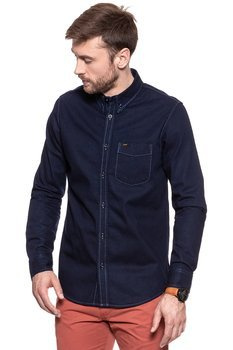 LEE BUTTON DOWN CLEAN BLUE L880FTQP 112123087