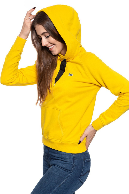 BLUZA LEE DAMSKA HOODY LEMON ZEST L36ATXMM 112107814