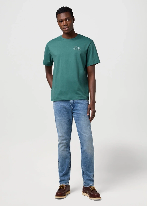 MESKIE SPODNIE WRANGLER LARSTON INDIGO VALLEY 112371026