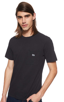 MĘSKI T-SHIRT LEE AUTHENTIC PKT TEE BLACK L64USW01 112115929