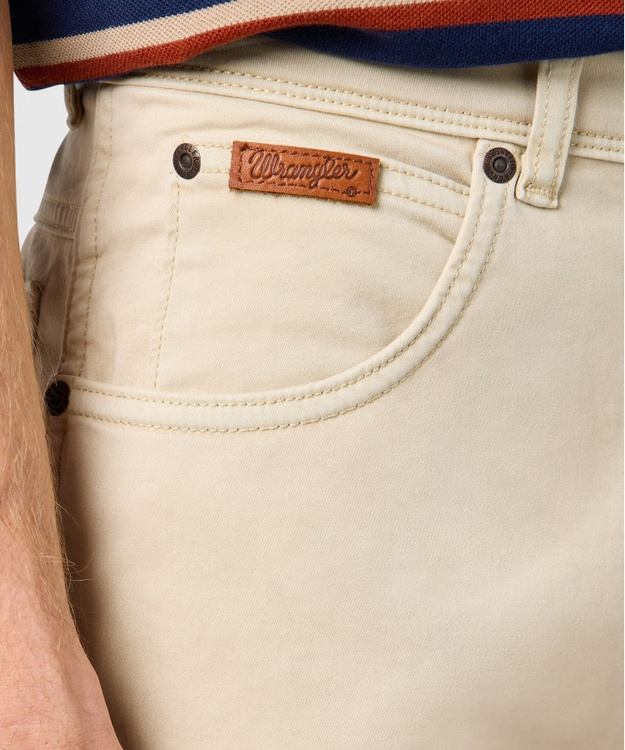 MESKIE SPODNIE WRANGLER TEXAS SLIM PELICAN 112362472