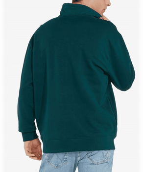 BLUZA WRANGLER HALF ZIP SWEAT PINE W6B2IQG01 112130684