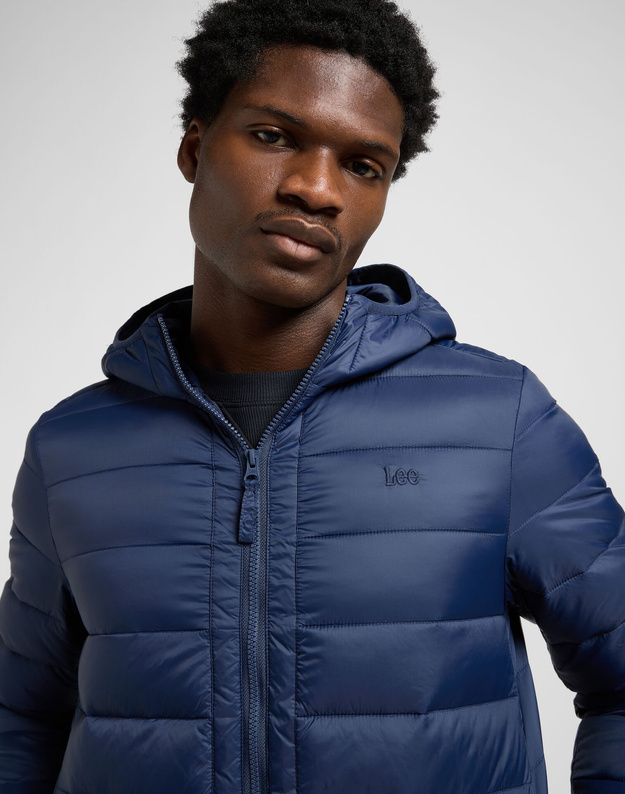 MESKA KURTKA  LEE PUFFER JACKET MOOD INDIGO 112371659