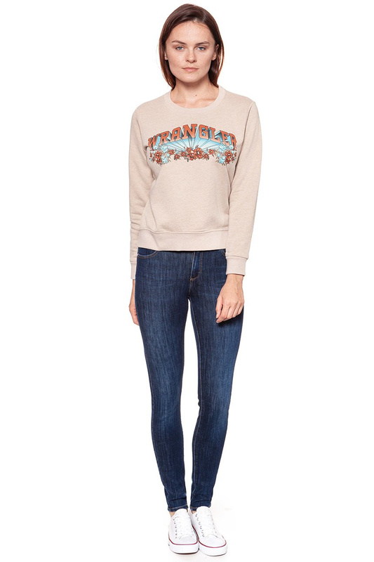 BLUZA WRANGLER DAMSKA BLUZA WRANGLER DAMSKA BEIGE MELE W6077IMWC 112130445