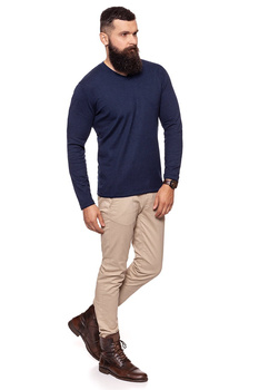 LEE V NECK KNIT MEDIEVAL BLUE L84OAH13