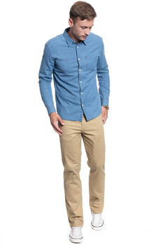 WRANGLER LS 1 PKT SHIRT INDIGO W5A9LO452 112130085