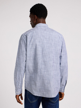 LEE MĘSKA KOSZULA LEE WORKER SHIRT 2.0 INDIGO HICKORY 112349939