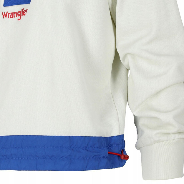 WRANGLER GATHERD HEM 80S HOO DAMSKA BLUZA Z KAPTUREM BIT OF BLUE W6P9IGB19 112130833