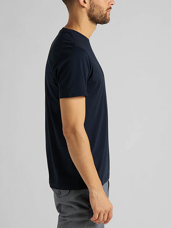 LEE SS SMALL LOGO TEE MĘSKI T-SHIRT KOSZULKA SKY CAPTAIN L62LFQHY 112114689