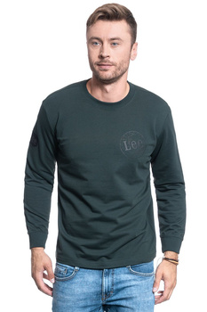 LONGSLEEVE LEE GLOBE PATCH LS DK BOTTLE GREEN L80PWYBB 112121479