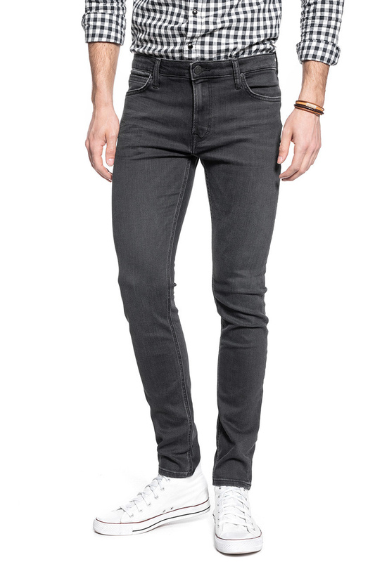 LEE MALONE MĘSKIE SPODNIE JEANSOWE WASHED BLACK L736YGOW 112120305