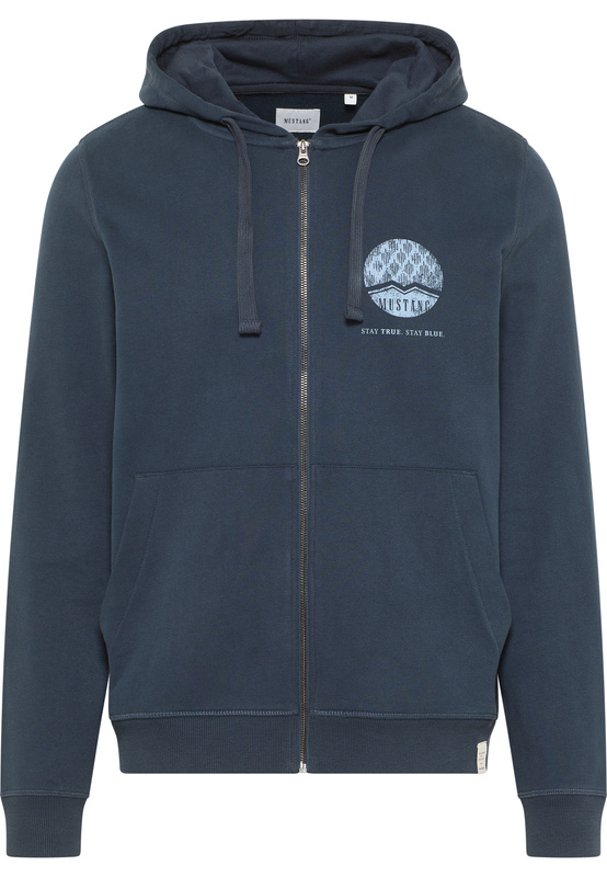 Męska Bluza Rozpinana Mustang Style Brian Hooded CD Outer Space 1013504 5330